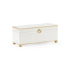 Rectangular Box with Gold Accents by Chelsea House