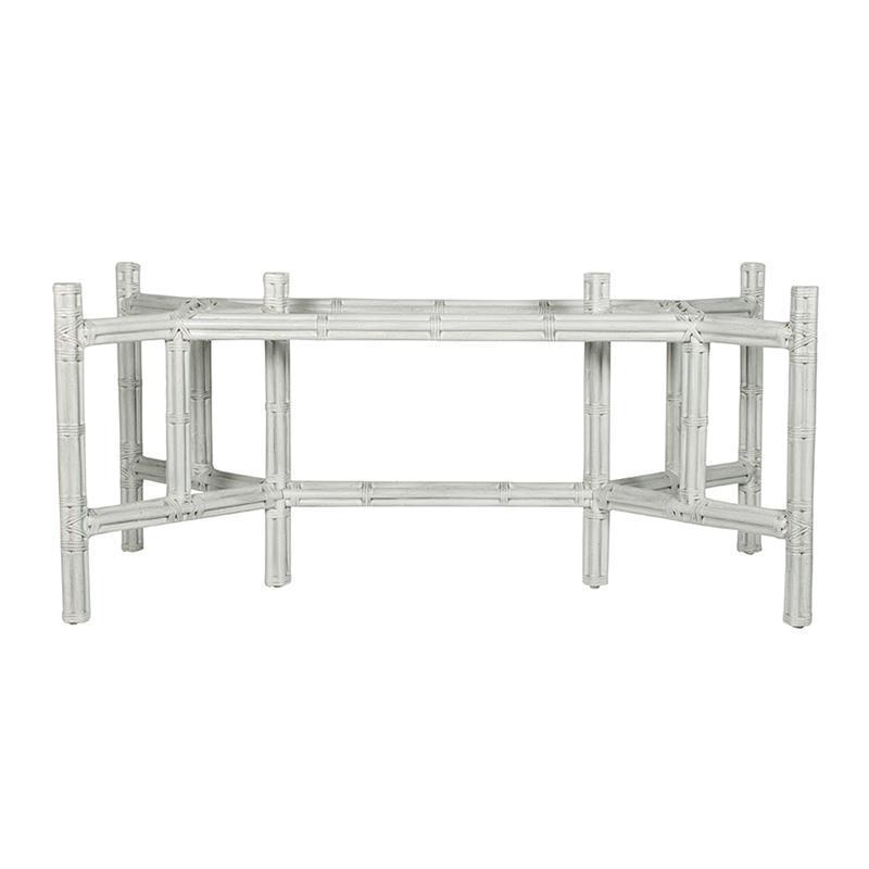 Rectangular Rattan Dining Table Base by David Francis Furniture