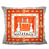 Red Dog Pillow by Dana Gibson