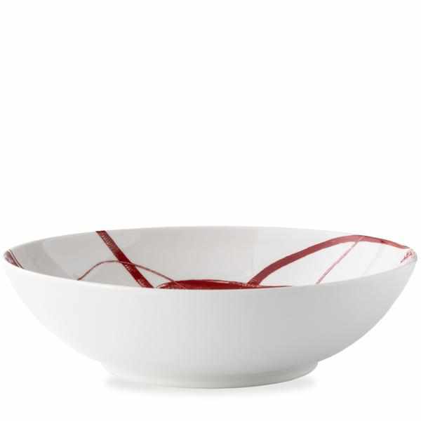 Red Lobsters Wide Serving Bowl by Caskata