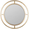 Round Beveled Gold Finish 36" Mirror by Cooper Classics