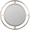 Round Beveled Silver Finish 36" Mirror by Cooper Classics