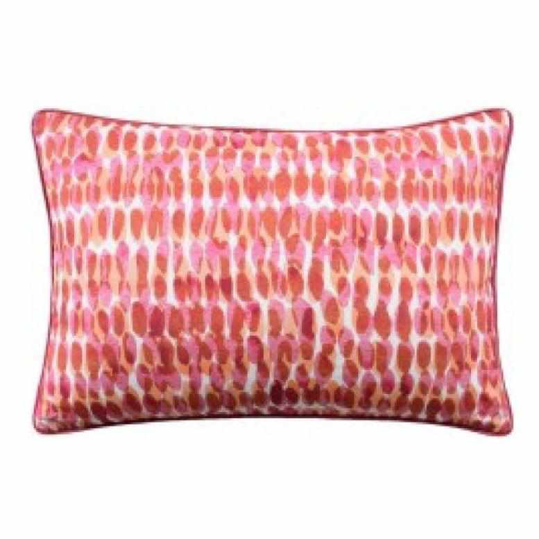 Ryan Studio - 14" x 20" Rain Water Pink Coral Pillow by Ryan Studio