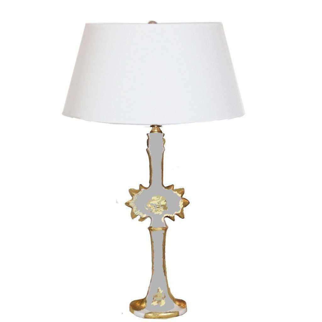 Salutation Lamp in Grey by Dana Gibson