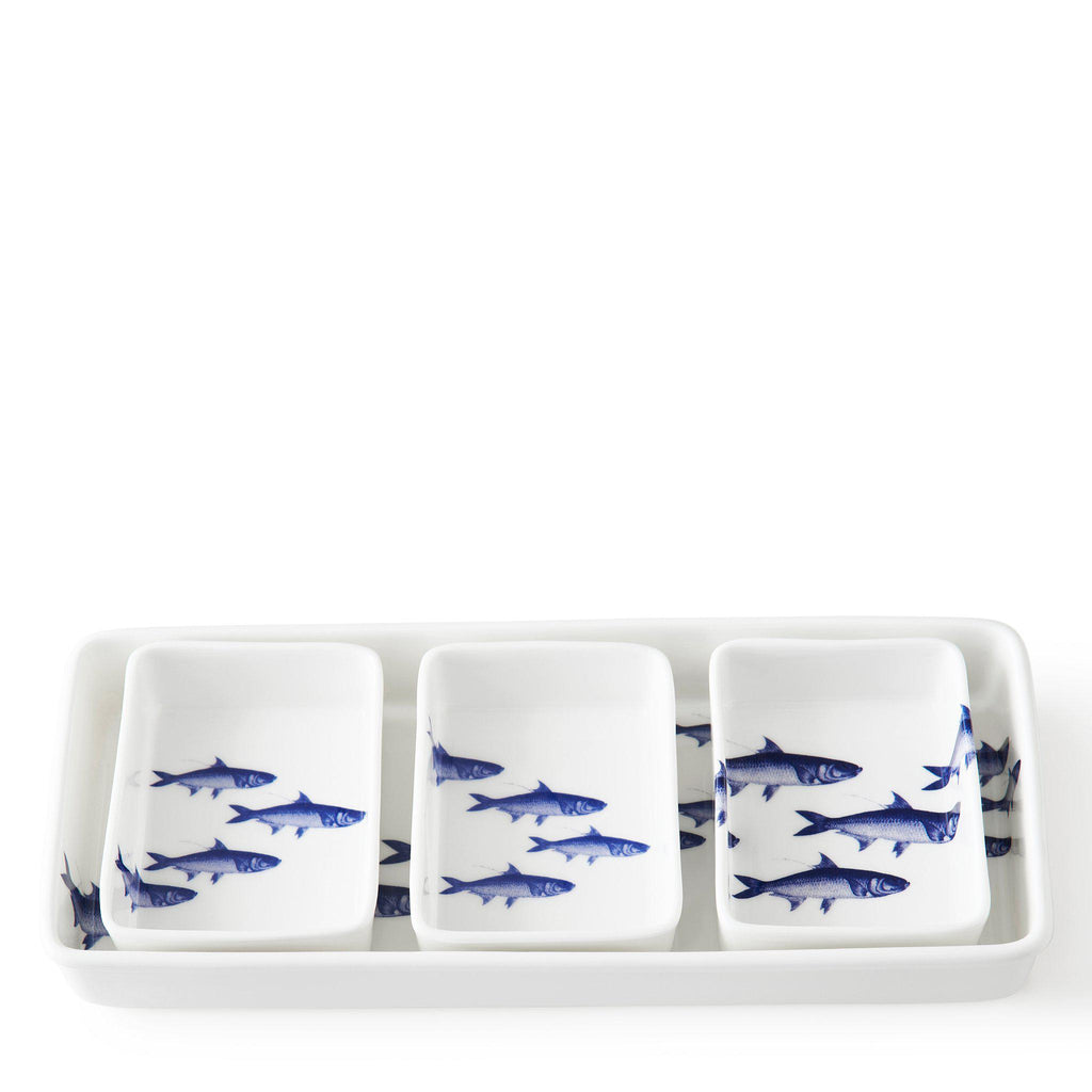 School of Fish Nested Appetizer Tray Set by Caskata
