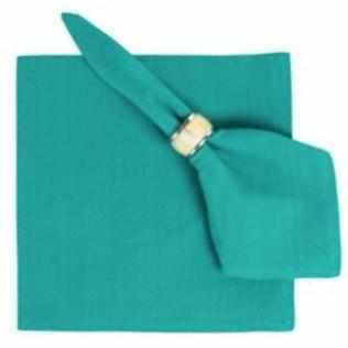 Scuba Blue Flatweave Napkins 22" x 22" 100% Cotton - Set of 4 by Primitive Artisan Inc.