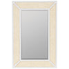 Seaside Caned 36" x 24" Dani Wall Mirror, White by Cooper Classics