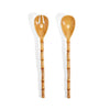 Set of 2 Bamboo Touch Accent Salad Servers by Two's Company