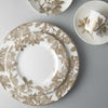 Set of (4) Arbor Gold Dinner Plates by Caskata