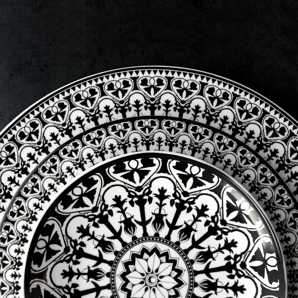 Set of (4) Casablanca Dinner Plates by Caskata