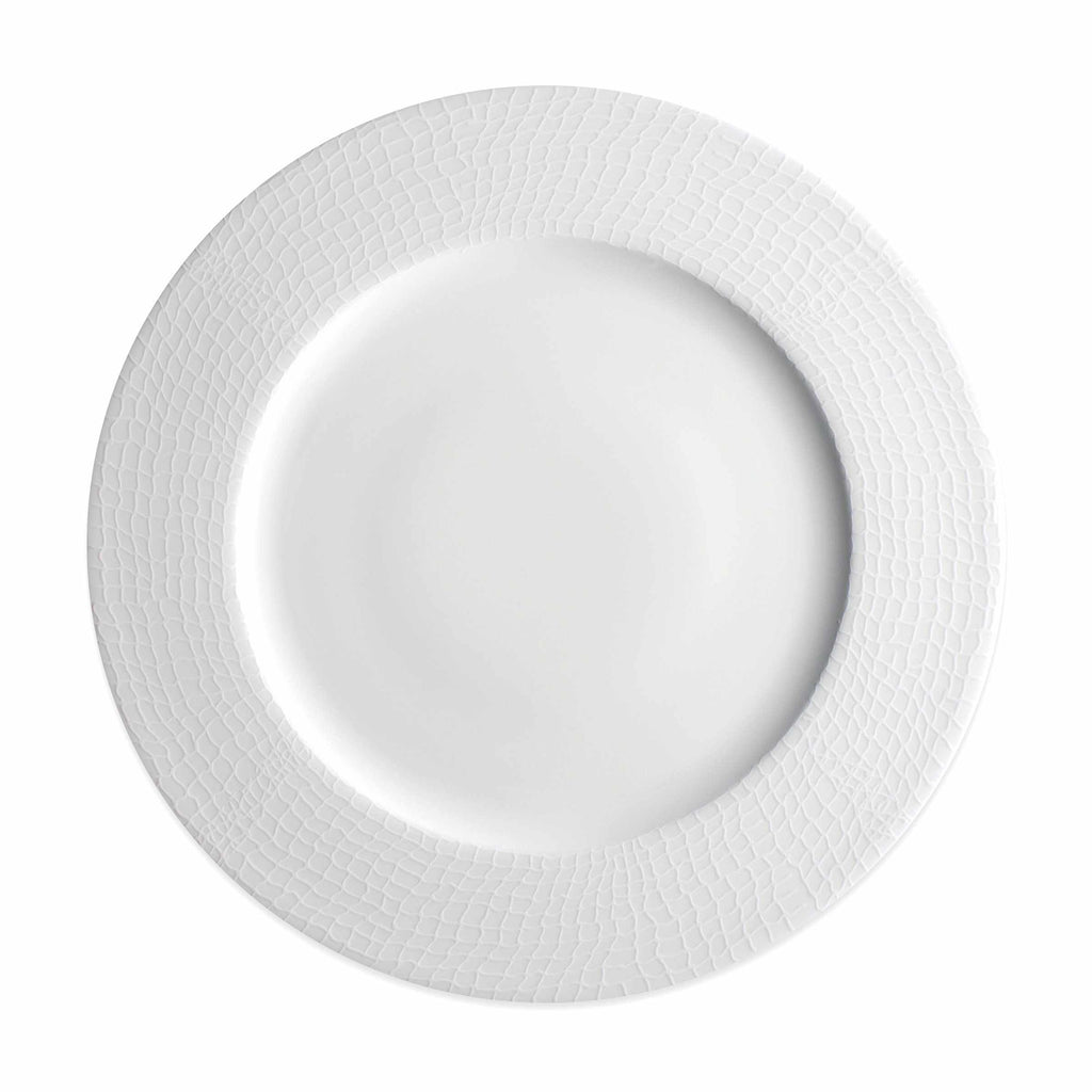 Set of (4) Catch White Dinner Plates** by Caskata