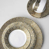 Set of (4) Ellington Shimmer - Gold & Platinum 5-Piece Place Settings by Caskata