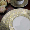 Set of (4) Ellington Shimmer - Gold & Platinum Bread & Butter Plates by Caskata