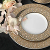 Set of (4) Ellington Shimmer Gold & Platinum Charger Plates by Caskata