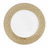 Set of (4) Ellington Shimmer Gold & Platinum Charger Plates by Caskata