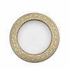 Set of (4) Ellington Shimmer - Gold & Platinum Rimmed Soup Bowls by Caskata