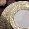 Set of (4) Ellington Shimmer (Gold & Platinum) Salad Plates by Caskata