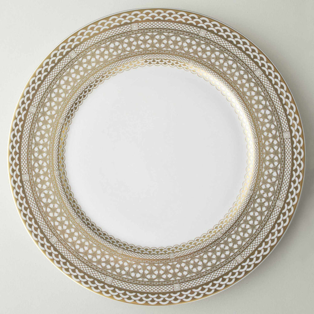 Set of (4) Hawthorne Gilt - Gold Charger Plates by Caskata