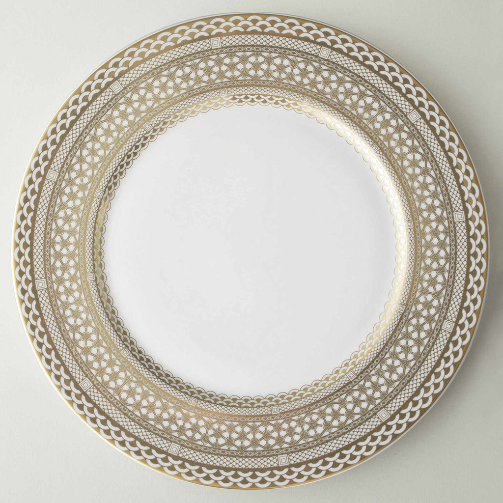 Set of (4) Hawthorne Gilt - Gold Charger Plates by Caskata