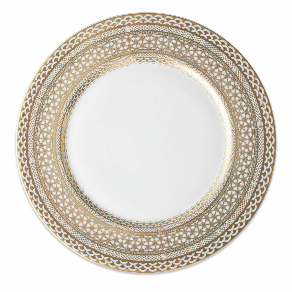 Set of (4) Hawthorne Gilt - Gold Charger Plates by Caskata