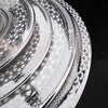Set of (4) Hawthorne Ice - Platinum Bread & Butter Plates by Caskata