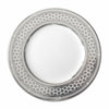 Set of (4) Hawthorne Ice Platinum Dinner Plates by Caskata