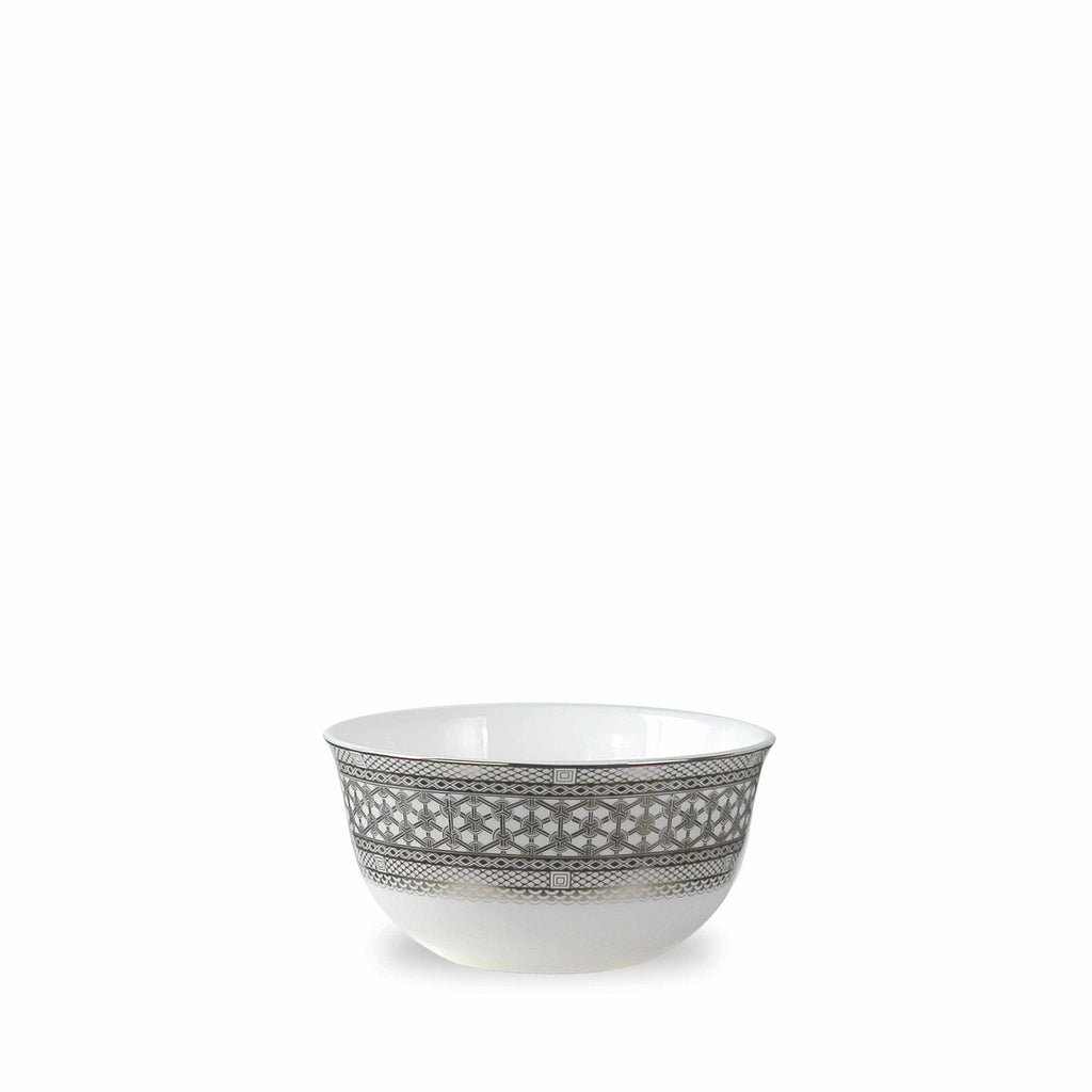 Set of (4) Hawthorne Ice - Platinum Side Bowls by Caskata