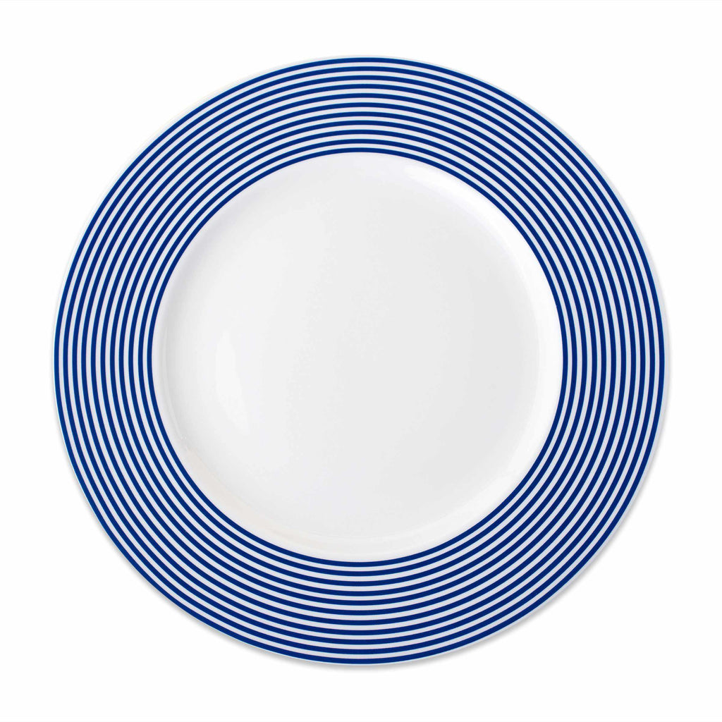 Set of (4) Newport Blue Dinner Plates** by Caskata