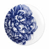 Set of (4) Peony Blue Gala Coupe Dinner Plates by Caskata