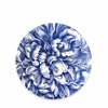 Set of (4) Peony Blue Gala Coupe Salad Plates by Caskata