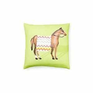 Show Horse Pillow in Green by Dana Gibson