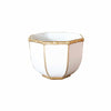 Small Bamboo Bowl in White by Dana Gibson