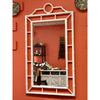 Vintage Faux Bamboo Beveled Wall Mirror by Vintage