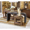 Waterfall 60" Console Table in Black by Chelsea House