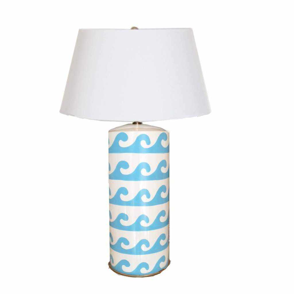 Wave Lamp in Turquoise by Dana Gibson