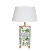 White Chintz Lamp, Small by Dana Gibson