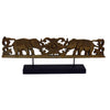 Wood Carved Elephant Plaque by Dessau Home
