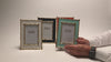 Brynn Gold Bamboo Border 4" x 6" Photo Frames in Assorted Colors (Set of 4)