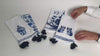 Chinoiserie Blue & White Staffordshire Dogs Dish Towel